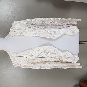 NWT‎ Premise Studio Lace Blazer Jacket Size Large